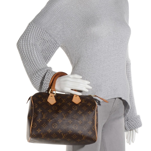 Auth Louis Vuitton Speedy 25 Satchel Bag - Picture 8 of 8
